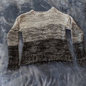 Black/white/grey sweater